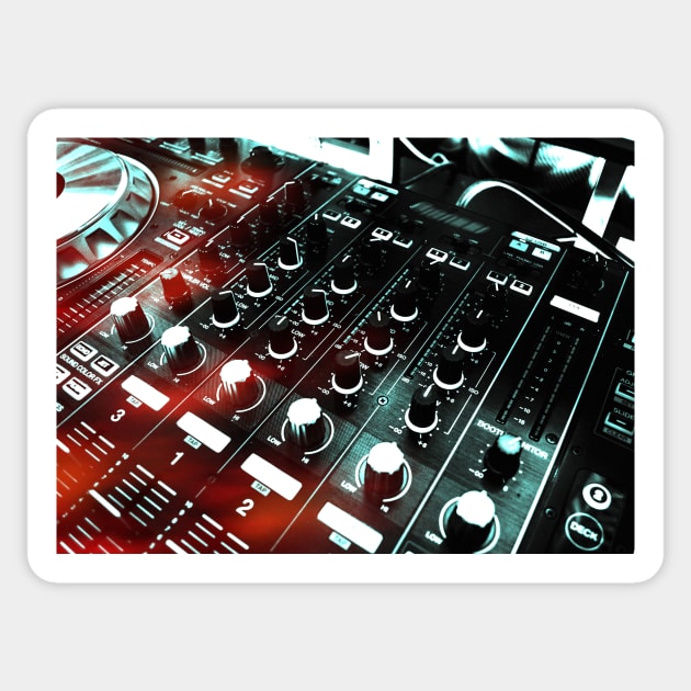 sound board mixer Sticker by Bee-